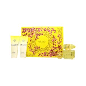 Versace Yellow Diamond Gift Set 90ml EDT + 100ml Body Lotion + 100ml Shower Gel