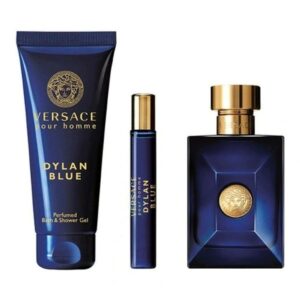 Versace Pour Homme Dylan Blue Gift Set 100ml EDT + 150ml Shower Gel + 5ml EDT
