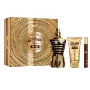 Jean Paul Gaultier Le Male Elixir Gift Set 125ml EDP + 75ml Shower Gel + 10ml EDP