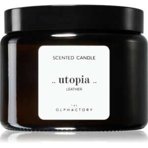 The Olphactory Utopia Leather Scented Candle 135g