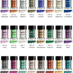 NYX Pigments Eyeshadow Powder - Pick Shade
